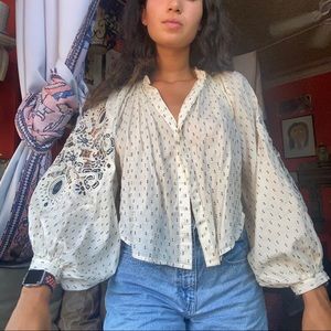 Urban Outfitters white blouse